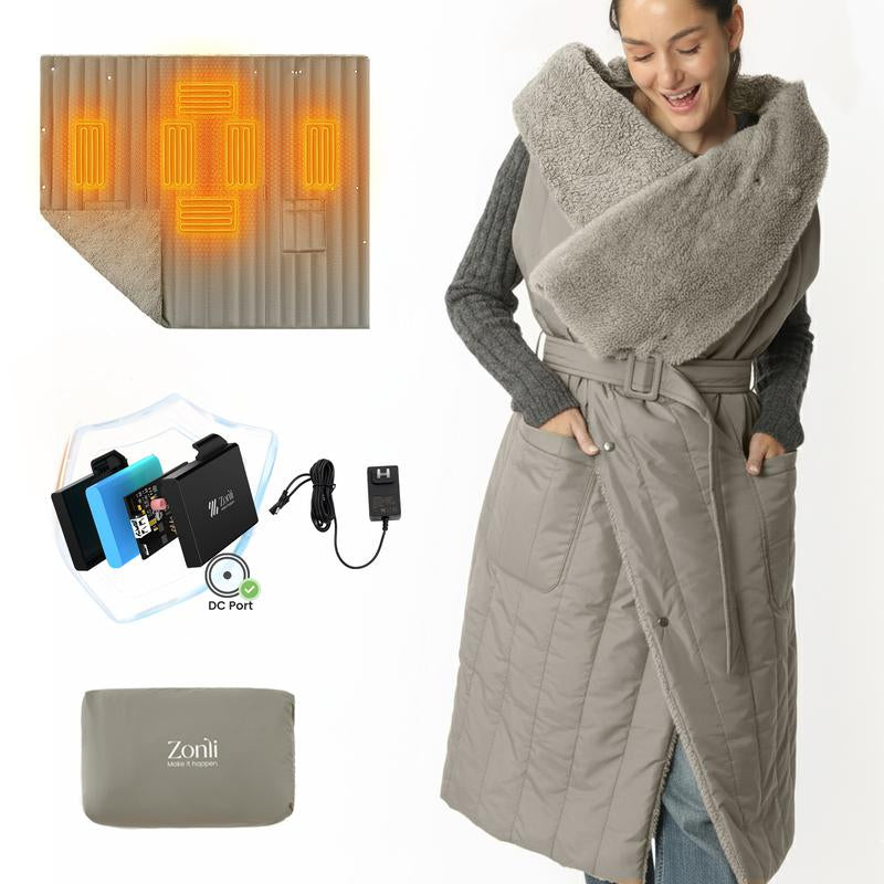 Wearable Heated Electric Blanket