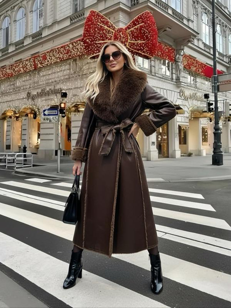 Faux Fur Coat, Winter Fashion Jacket