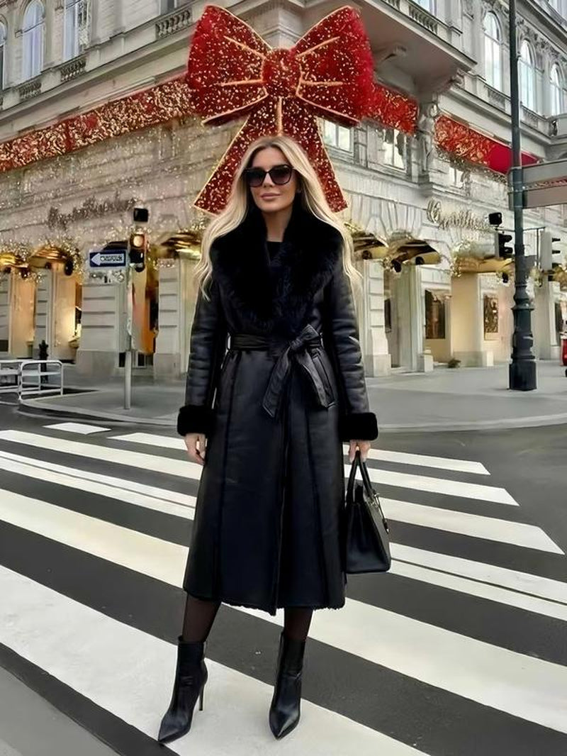 Faux Fur Coat, Winter Fashion Jacket
