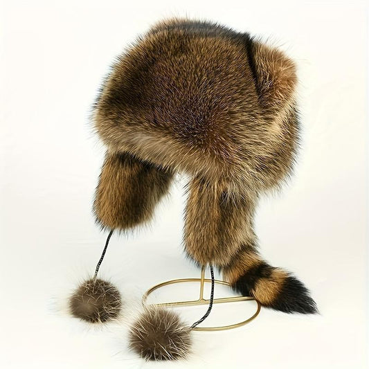 Raccoon Tail Mood Hat