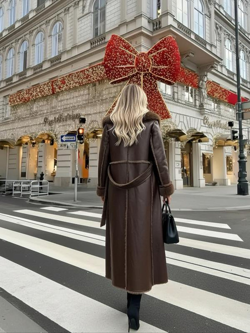 Faux Fur Coat, Winter Fashion Jacket