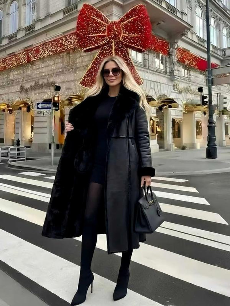 Faux Fur Coat, Winter Fashion Jacket